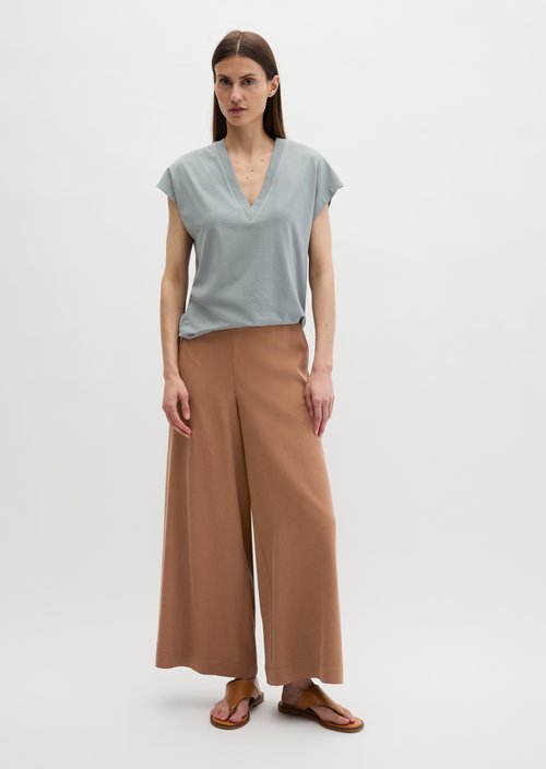 V-neck T-shirt relaxed — Quiet Sea