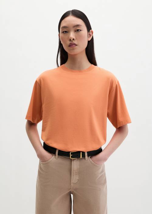 T-Shirt relaxed Warm Orange in Frontalansicht
