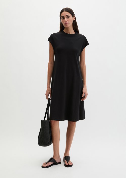 Jersey dress regular — Black