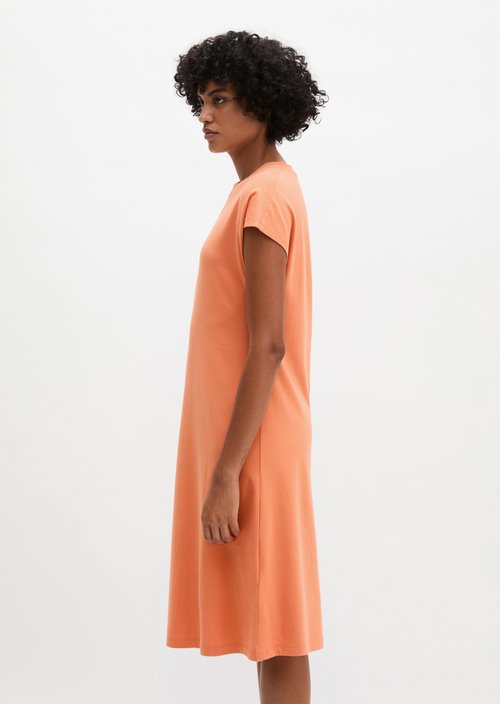 Jersey dress regular — Warm Orange