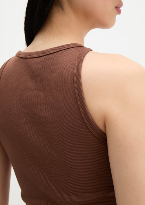 MOP Club '67 Tank Top, Rib — Mid Brown