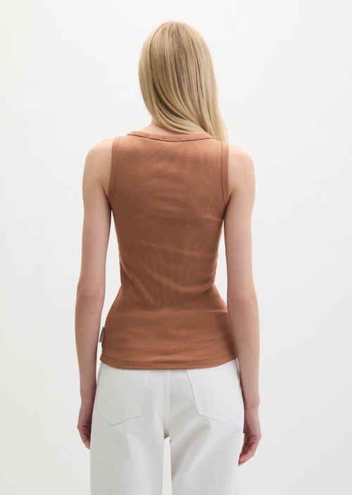 Regular tank top — Burnt Brown