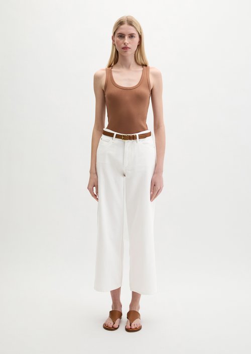 Regular tank top — Burnt Brown