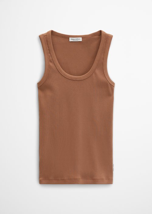 Regular tank top — Burnt Brown