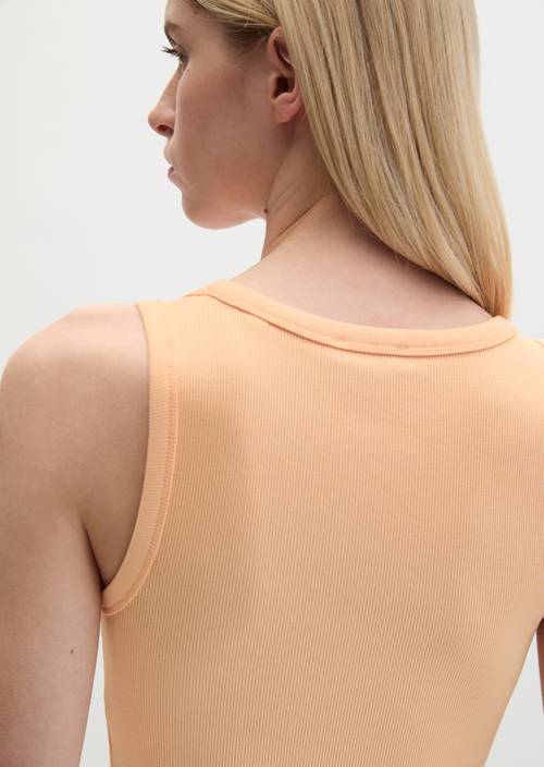 Tanktop regular Soft Peach in Detailansicht