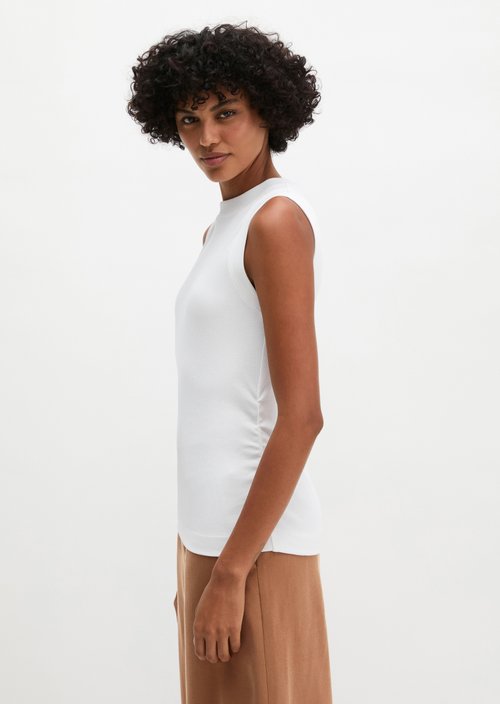Regular tank top — White