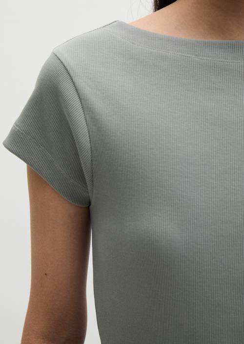 T-Shirt slim Quiet Sea in Detailansicht