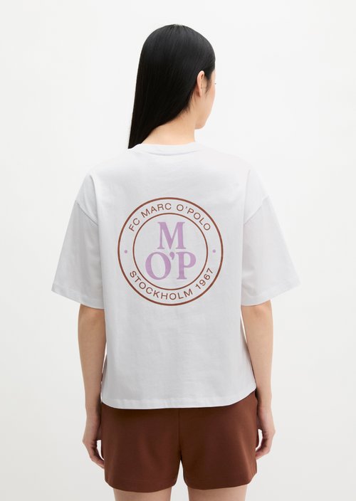 MOP Club '67 T-shirt, oversized, back print — White