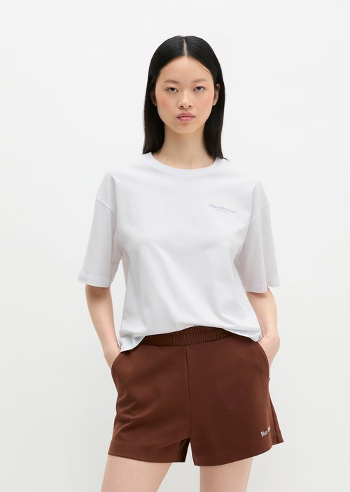 MOP Club '67 T-shirt, oversized, back print — White