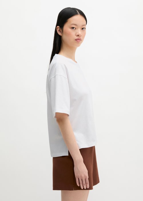 MOP Club '67 T-shirt, oversized, back print — White