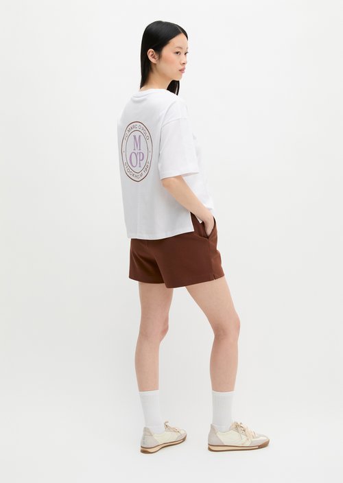 MOP Club '67 T-shirt, oversized, back print — White