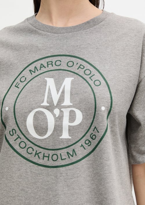 MOP Club '67 T-shirt, oversized, back print — Light Grey
