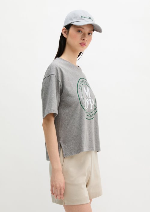 MOP Club '67 T-shirt, oversized, back print — Light Grey