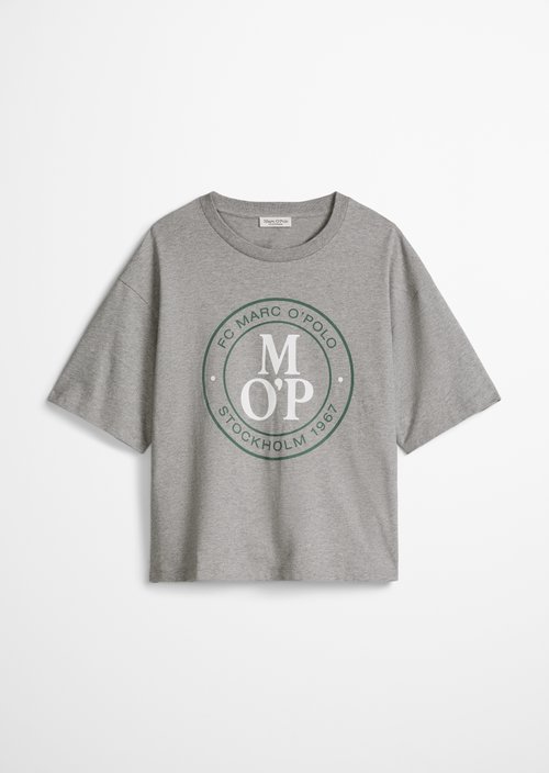 MOP Club '67 T-shirt, oversized, back print — Light Grey