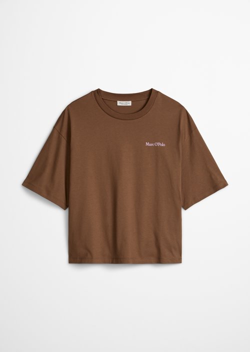 MOP Club '67 T-shirt, oversized, back print — Mid Brown