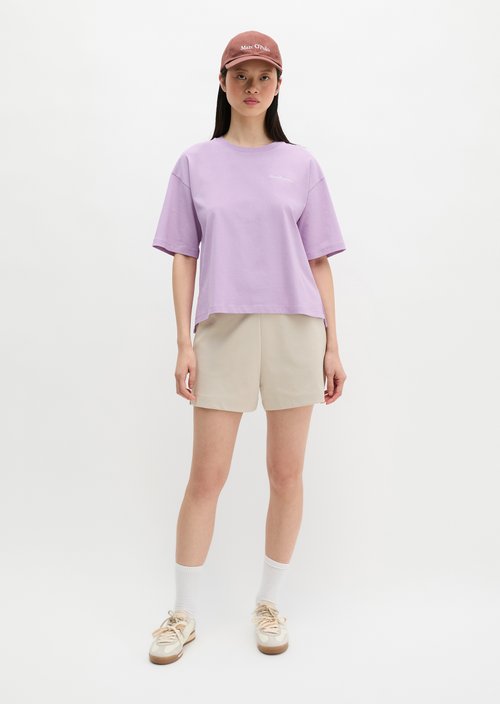 MOP Club '67 T-shirt, oversized, back print — Vibrant Lilac