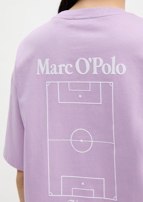 MOP Club '67 T-shirt, oversized, back print — Vibrant Lilac