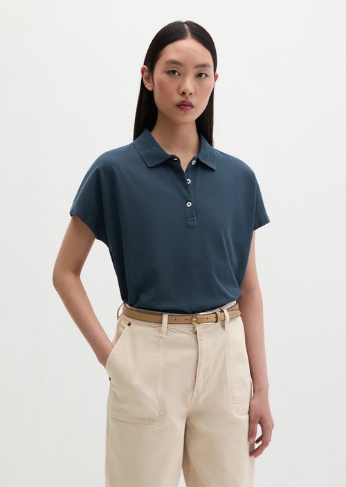 Regular polo shirt — Deep Night Blue