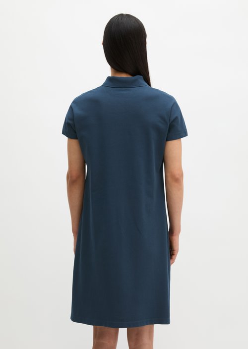 Polo dress regular — Deep Night Blue