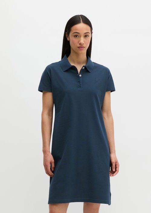 Polo dress regular — Deep Night Blue