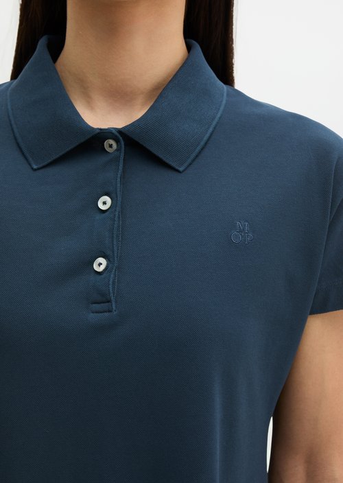 Polo dress regular — Deep Night Blue