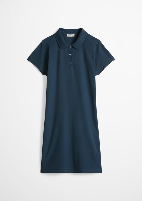 Polo dress regular — Deep Night Blue