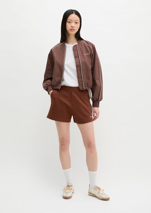 MOP Club '67 Sweat Shorts — Mid Brown