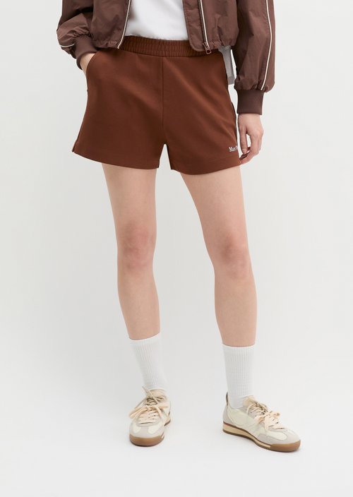 MOP Club '67 Sweat Shorts — Mid Brown