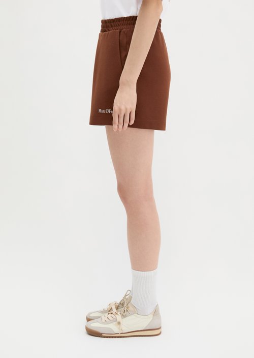 MOP Club '67 Sweat Shorts — Mid Brown