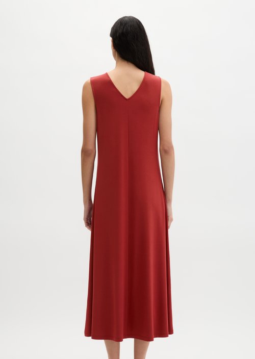 V-neck jersey dress shaped — Tall Poppy