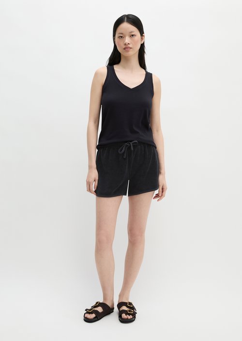 Regular terry shorts — Deep Night Blue