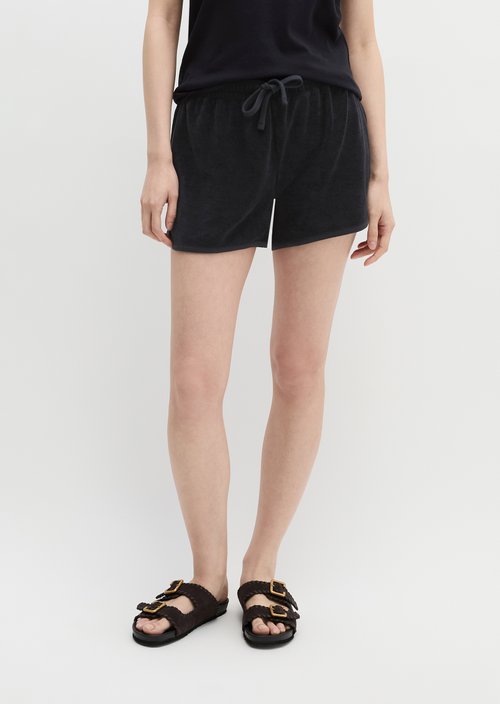 Regular terry shorts — Deep Night Blue