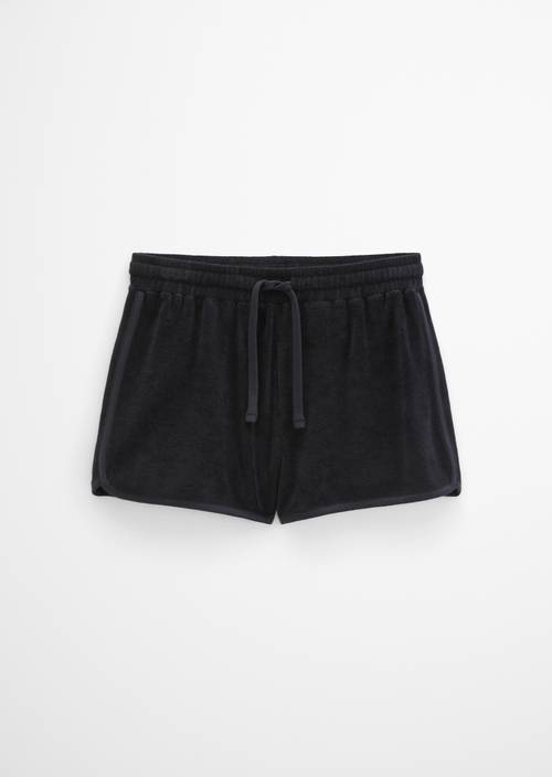 Short en éponge regular Deep Night Blue en vue isolée sans mannequin