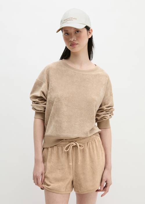 Sweat-shirt en éponge regular Sandpaper en vue de face