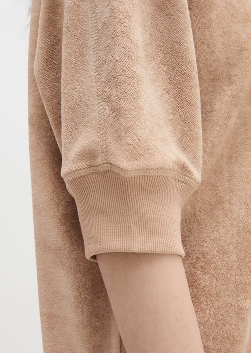 Loose terry cloth dress — Sandpaper