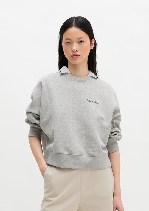 MOP Club '67 Sweater, Oversized, Boxy Fit — Light Grey