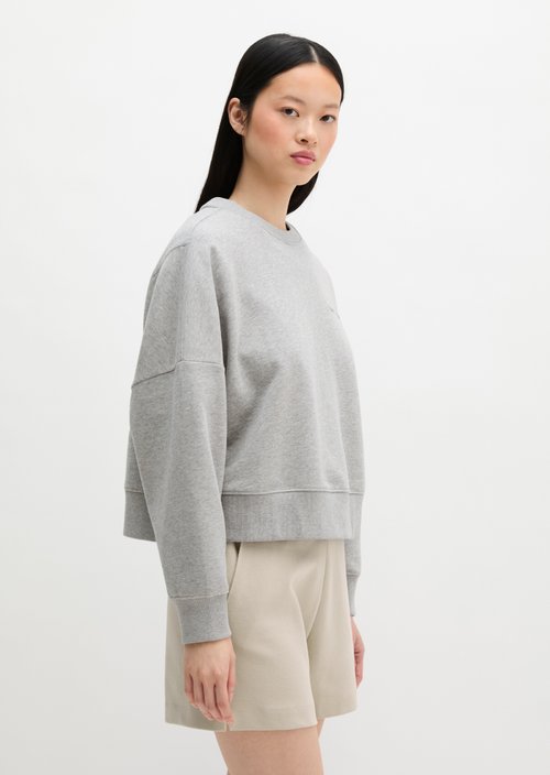 MOP Club '67 Sweater, Oversized, Boxy Fit — Light Grey