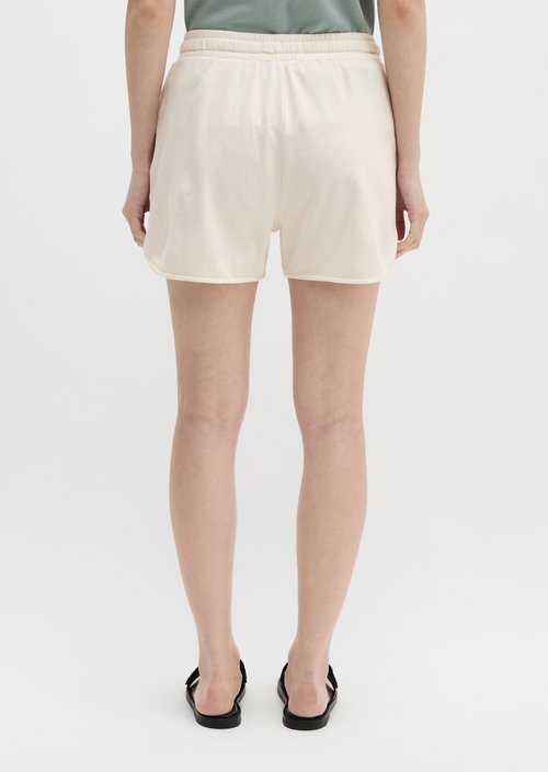 Sweatshorts regular — White Cotton