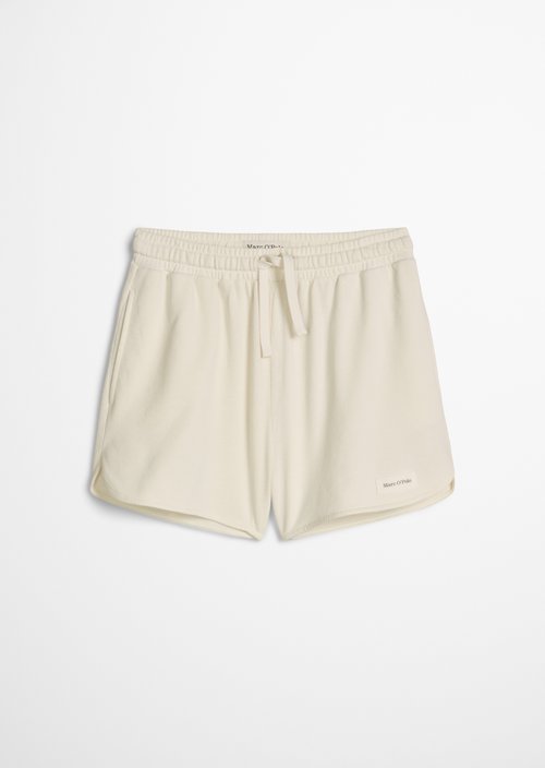 Sweatshorts regular — White Cotton