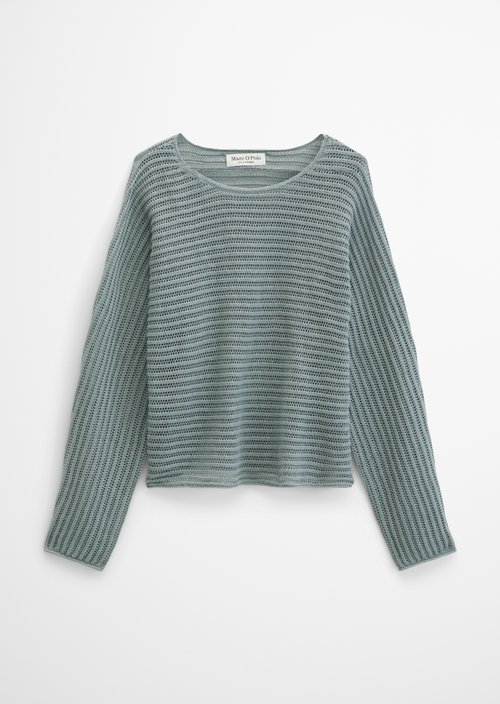 Ajour sweater relaxed — Quiet Sea