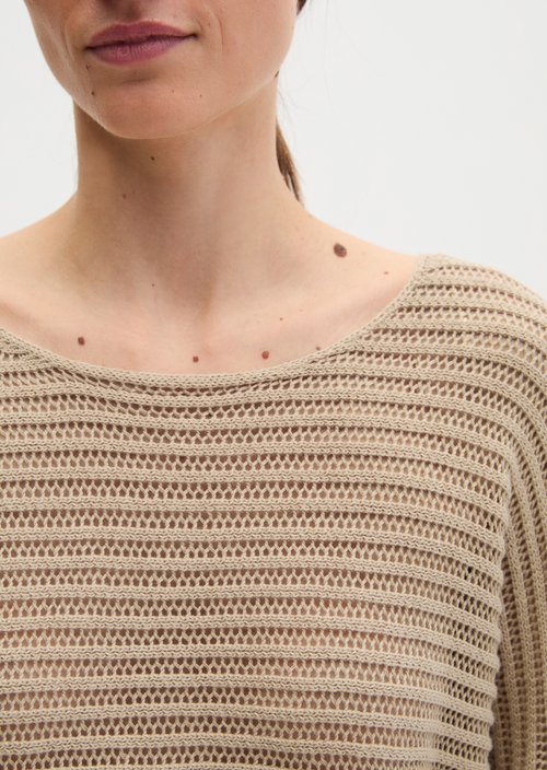 Ajour sweater relaxed — Sandpaper