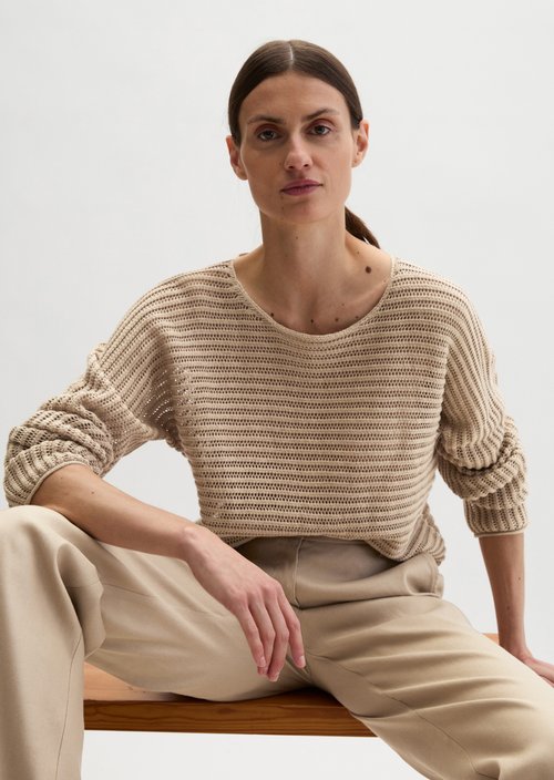 Ajour sweater relaxed — Sandpaper