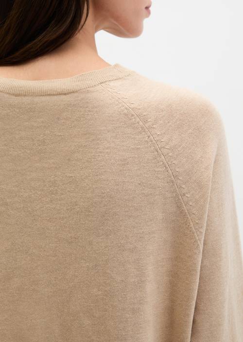 Cardigan en maille fine relaxed Sandpaper en vue détaillée