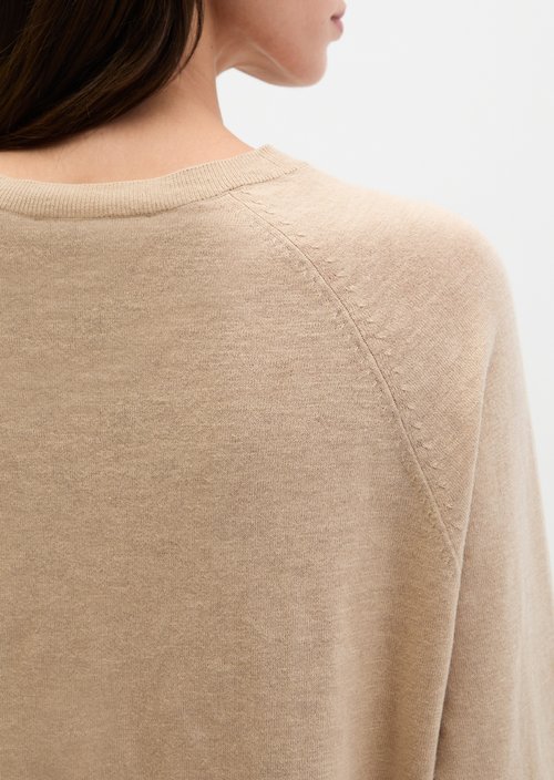 Relaxed fine knit cardigan — Sandpaper