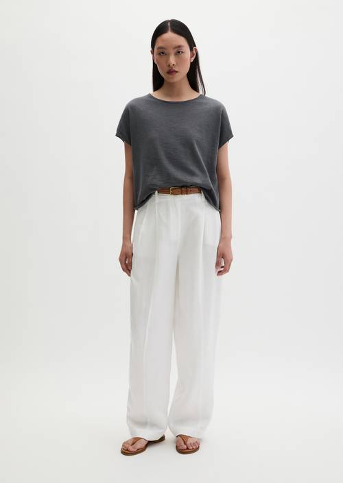 Jersey de punto fino sin mangas holgado Oxide Grey en vista frontal