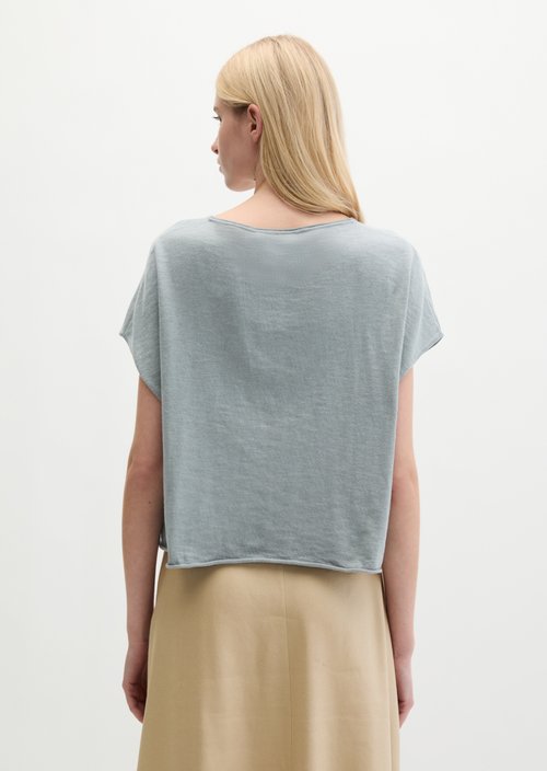 Loose-fitting fine-knit sweater — Quiet Sea