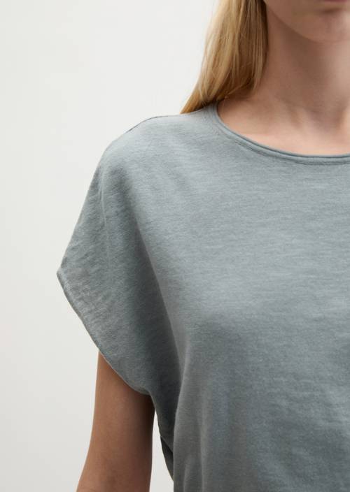 Jersey de punto fino sin mangas holgado Quiet Sea en vista detallada