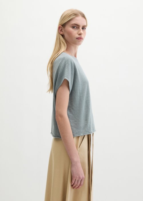 Loose-fitting fine-knit sweater — Quiet Sea