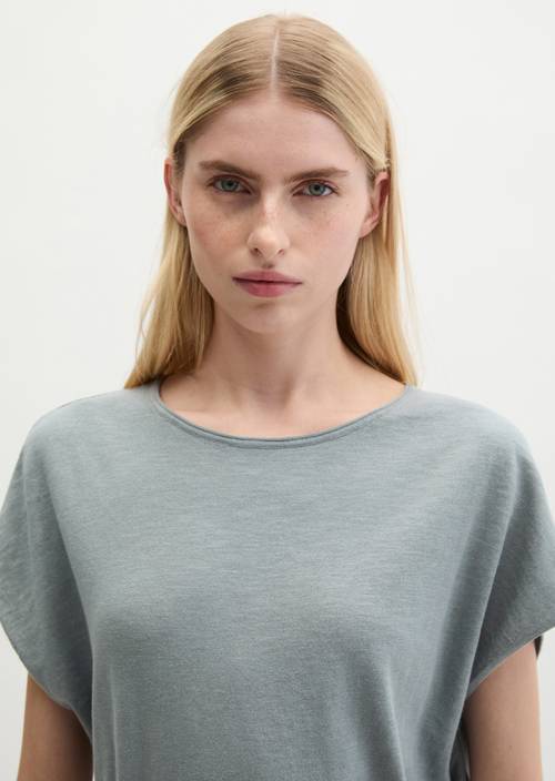 Jersey de punto fino sin mangas holgado Quiet Sea en vista frontal