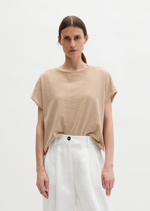 Loose-fitting fine-knit sweater — Sandpaper